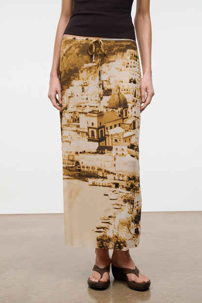 STAUD Clothing|New In Porta Skirt Cliffside