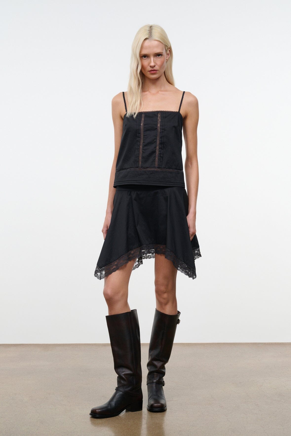 STAUD Clothing Layla Skirt Black