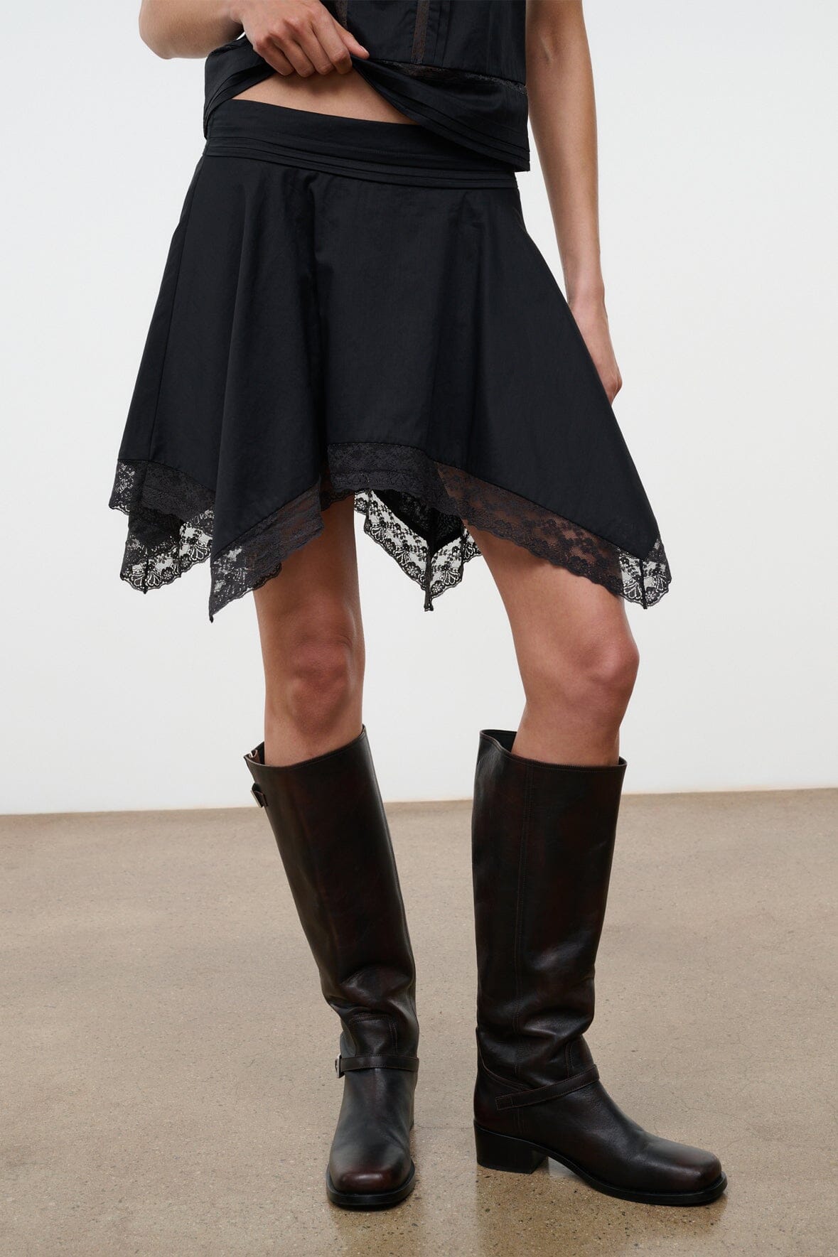 STAUD Clothing Layla Skirt Black