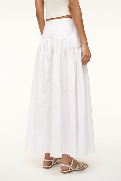 STAUD Clothing Procida Skirt White 1
