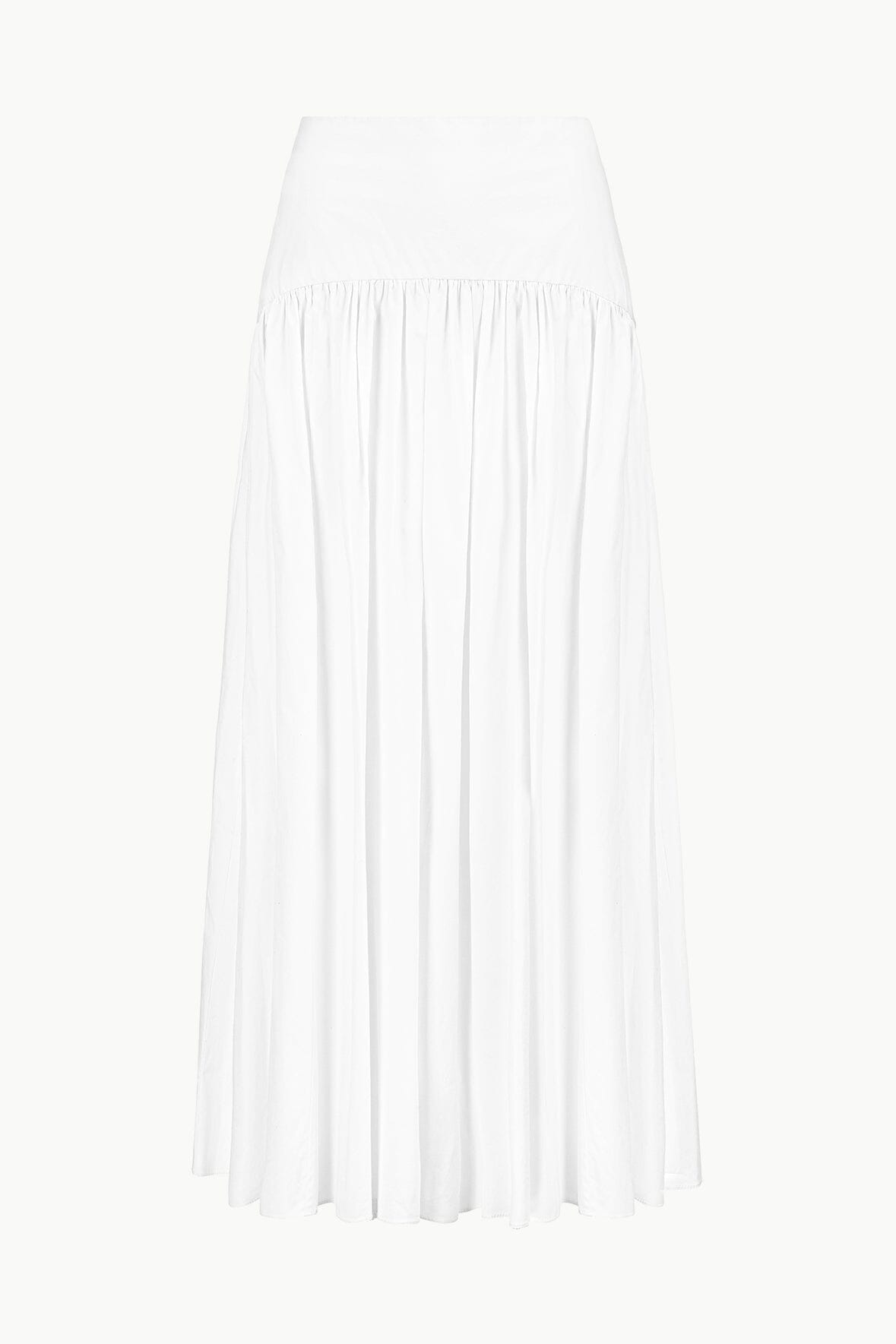 STAUD Clothing Procida Skirt White 1