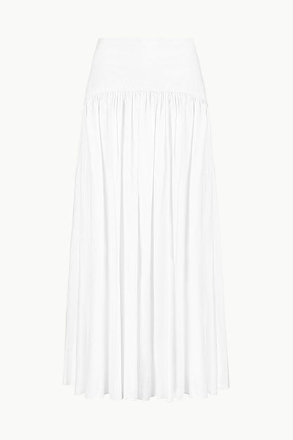 STAUD Clothing Procida Skirt White 1