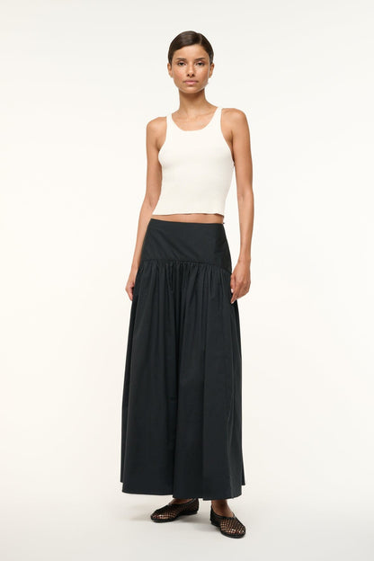 STAUD Clothing Procida Skirt Black 1