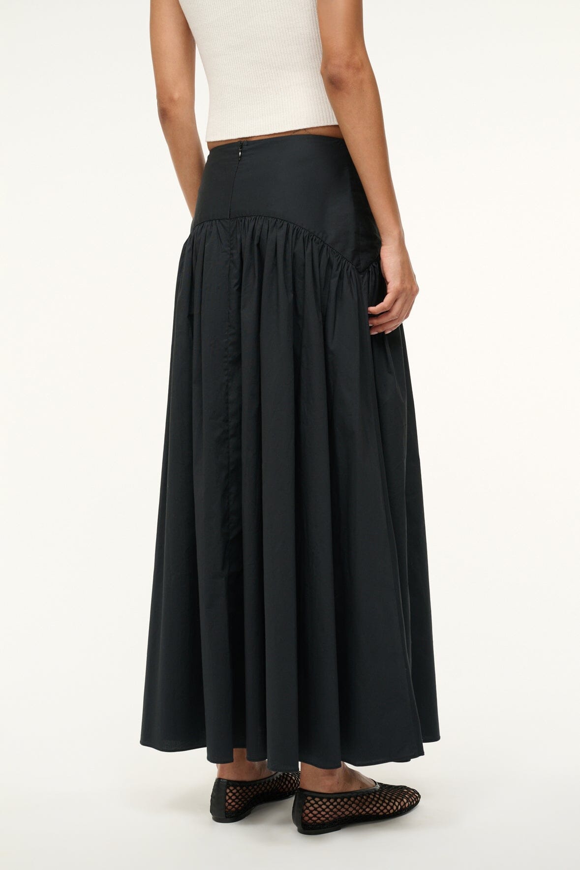 STAUD Clothing Procida Skirt Black 1