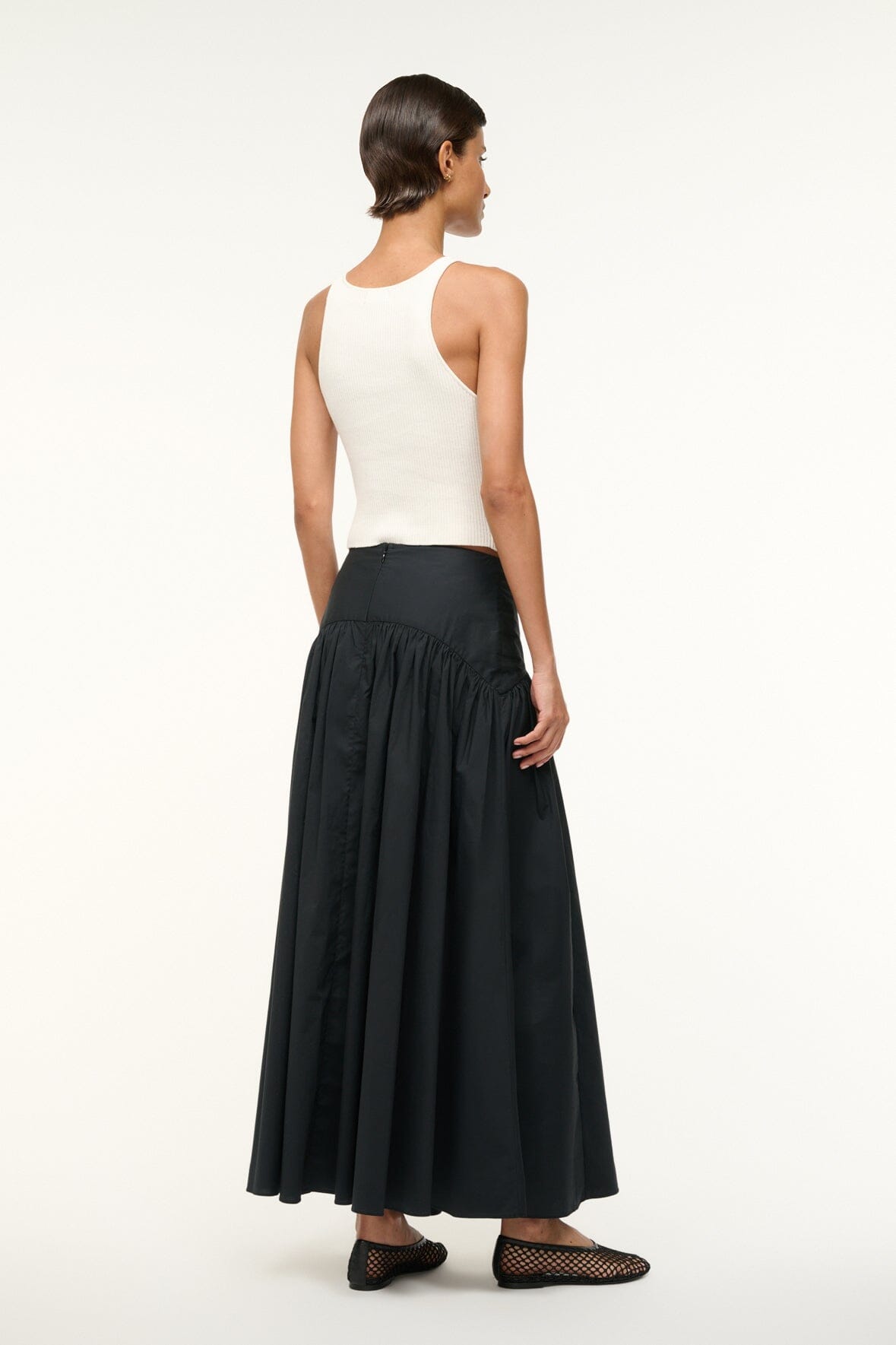 STAUD Clothing Procida Skirt Black 1