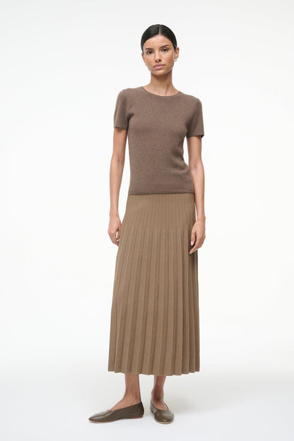 STAUD Clothing Lena Skirt Taupe