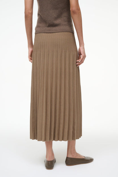 STAUD Clothing Lena Skirt Taupe