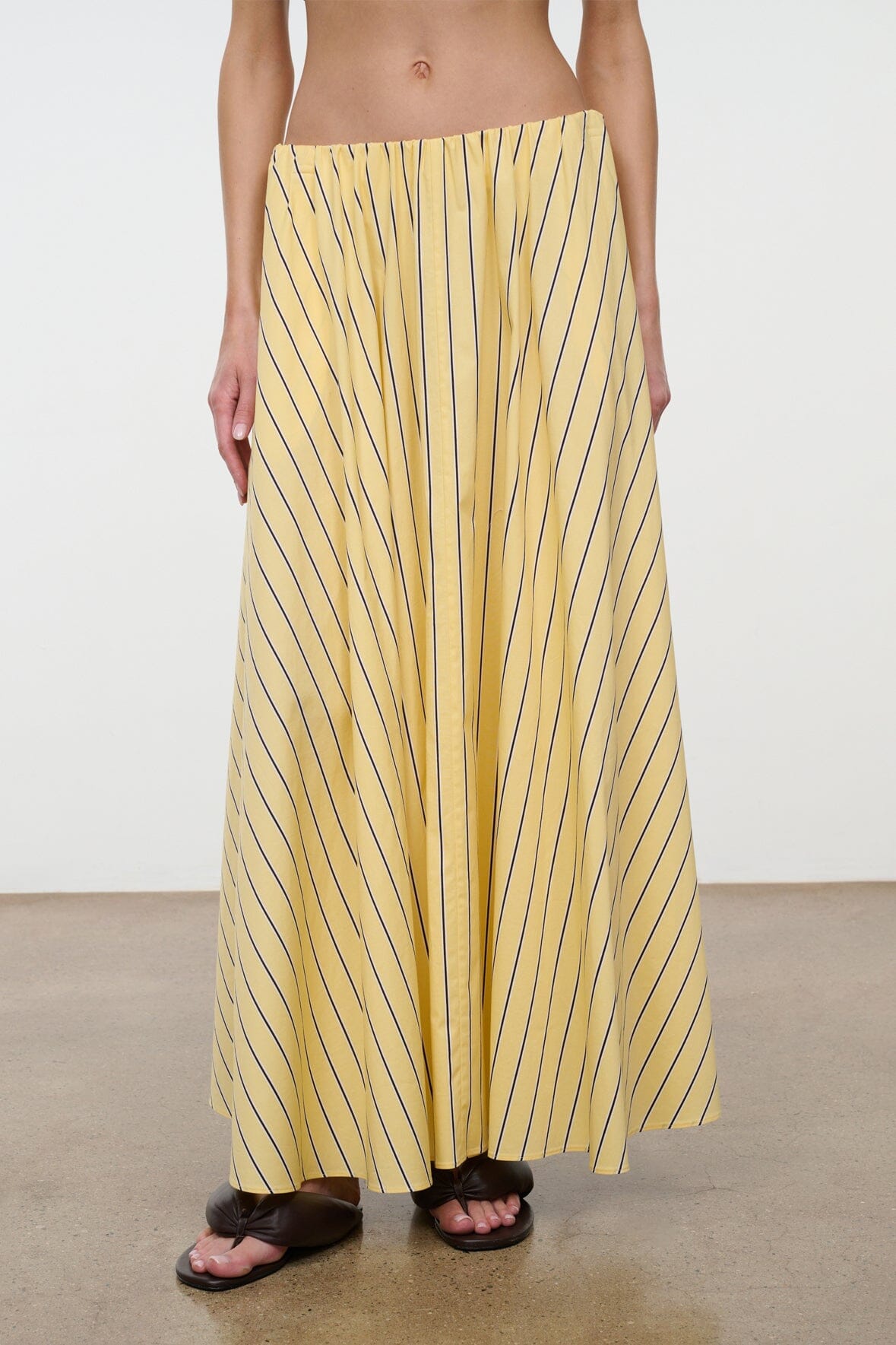 STAUD Clothing Milano Skirt Monday Stripe
