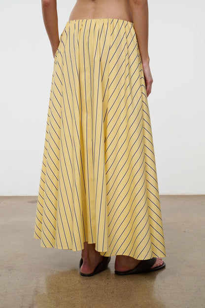 STAUD Clothing Milano Skirt Monday Stripe