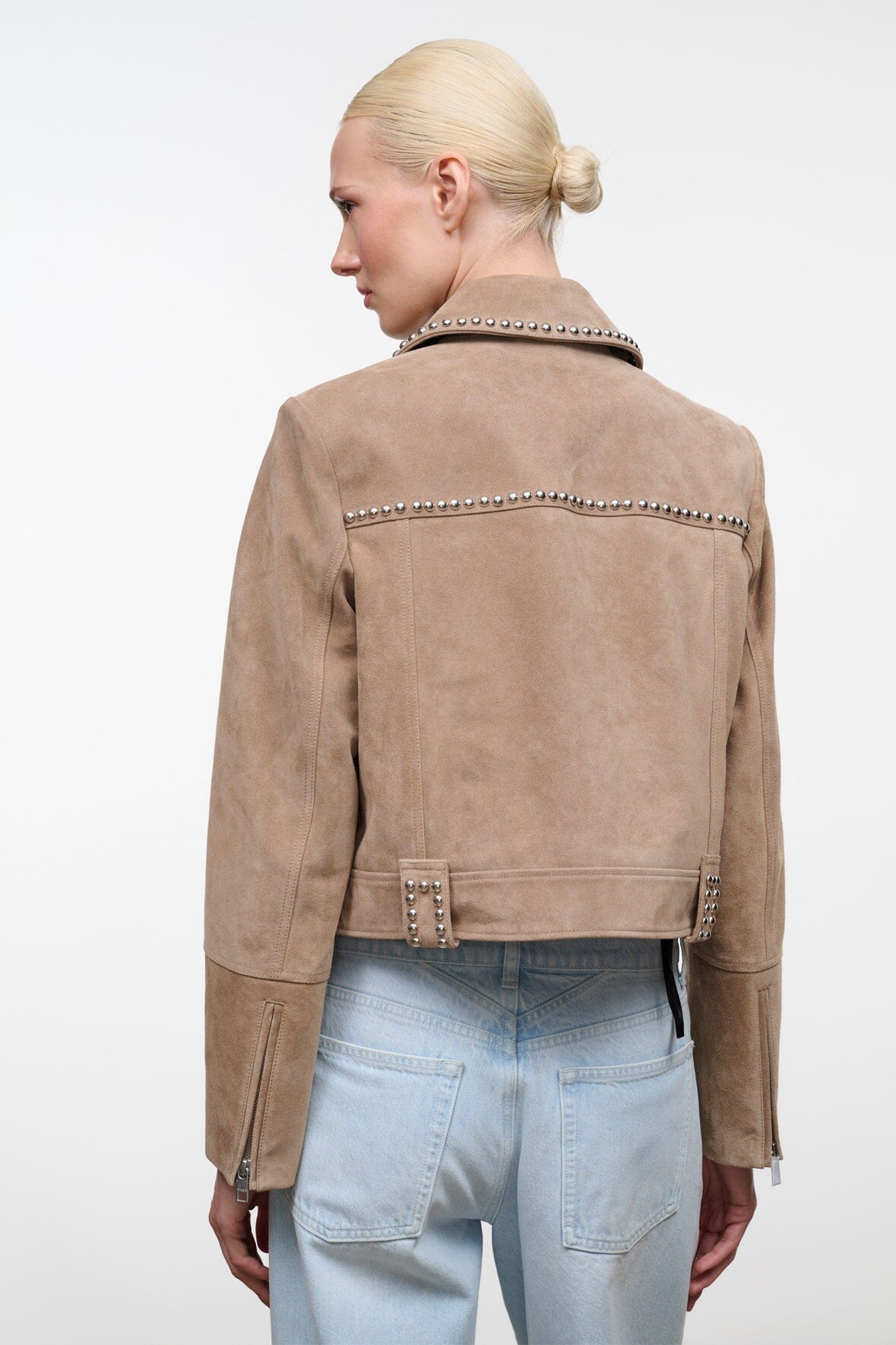STAUD Clothing|New In Hugo Suede Jacket Dune