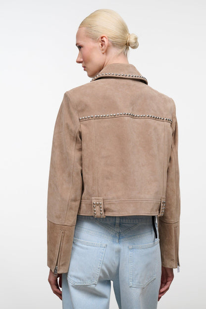 STAUD Clothing|New In Hugo Suede Jacket Dune