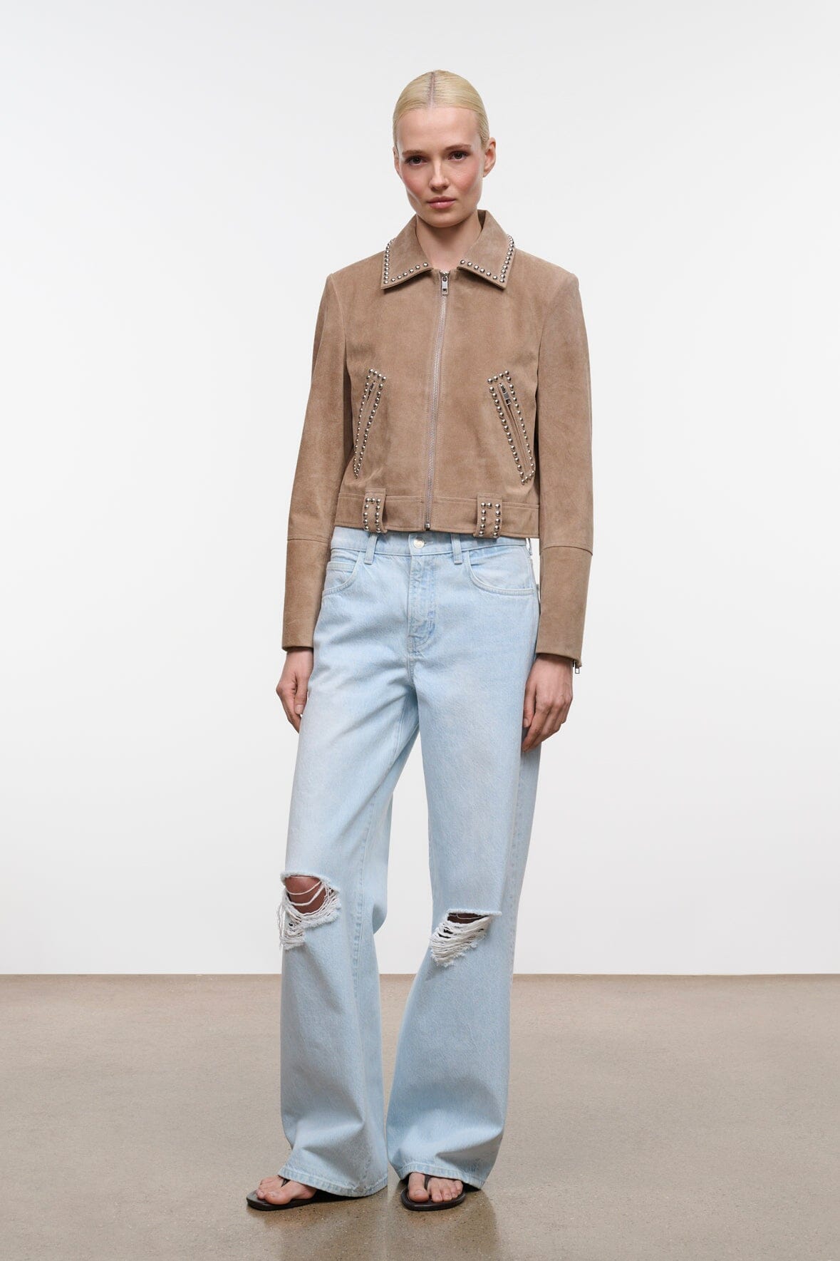 STAUD Clothing|New In Hugo Suede Jacket Dune