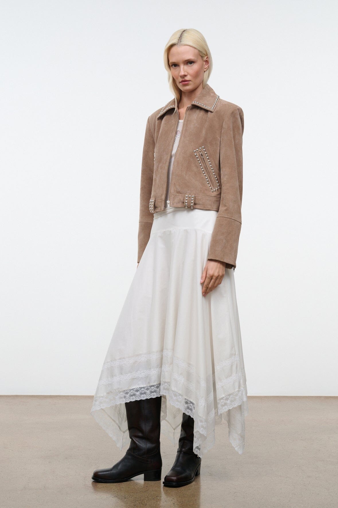 STAUD Clothing|New In Hugo Suede Jacket Dune