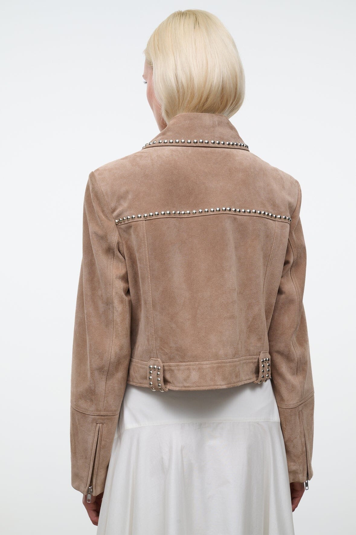 STAUD Clothing|New In Hugo Suede Jacket Dune