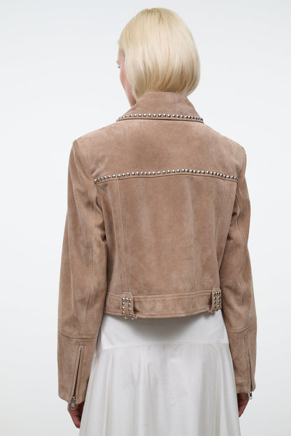 STAUD Clothing|New In Hugo Suede Jacket Dune