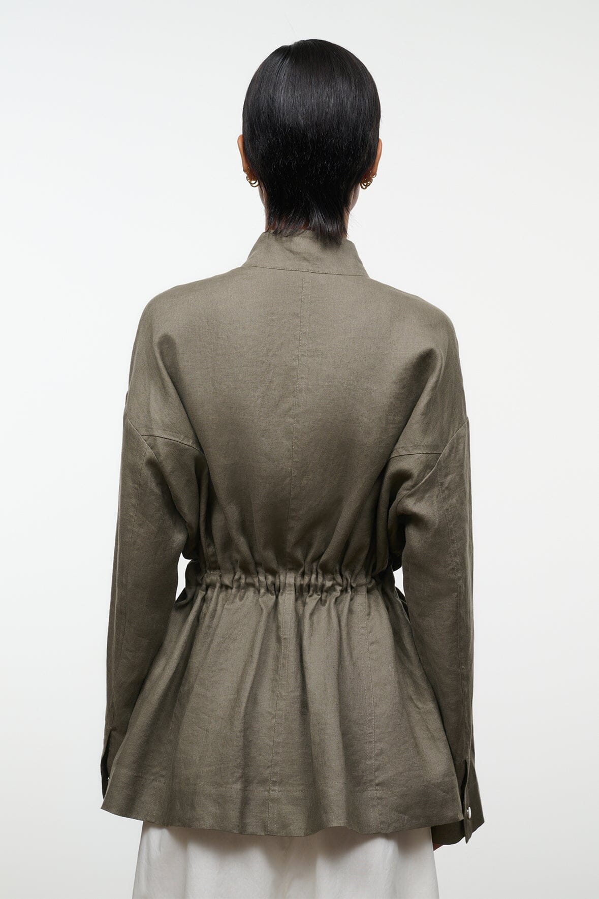 STAUD Clothing|New In Reed Linen Jacket Thyme