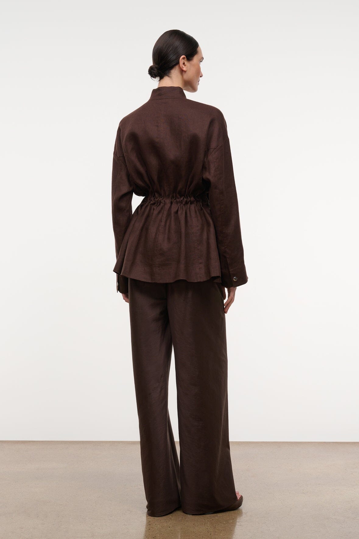 STAUD Clothing|New In Reed Linen Jacket Root