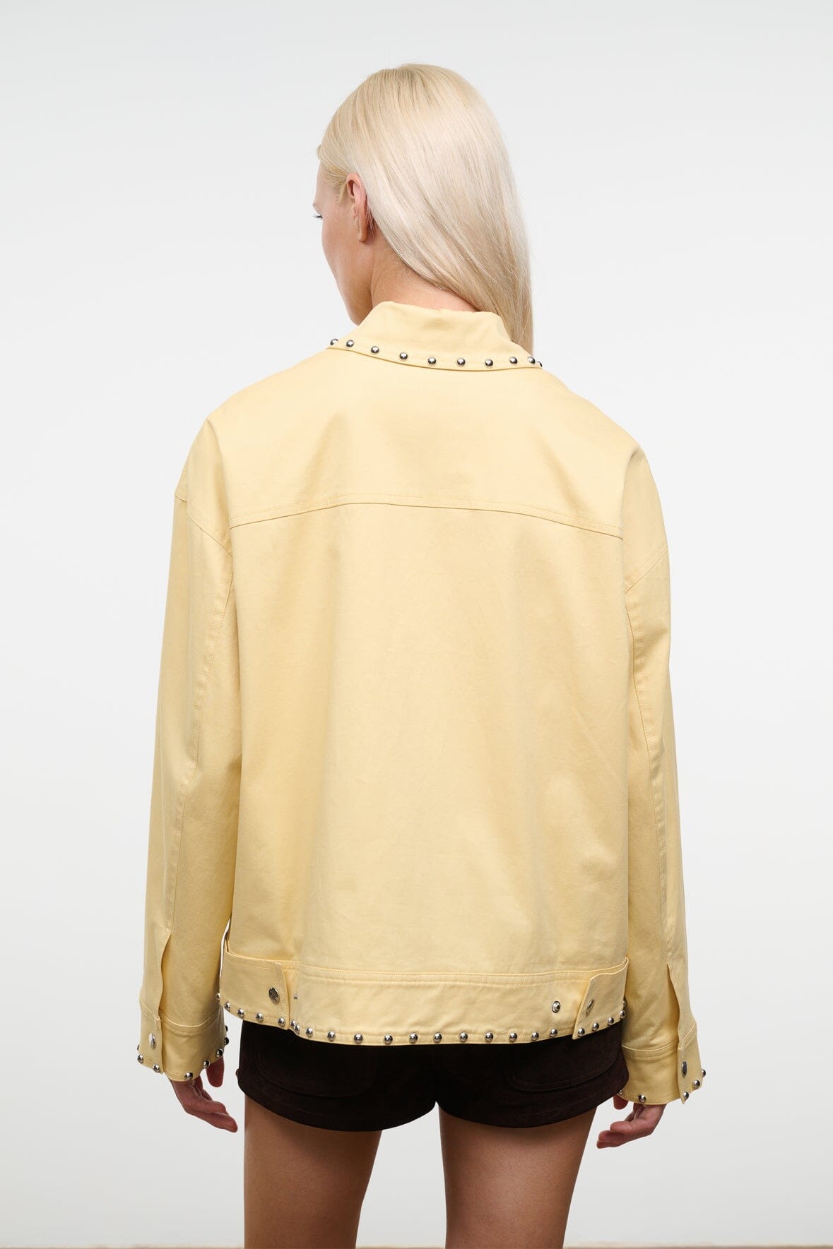 STAUD Clothing|New In Clarke Jacket Butter Studs