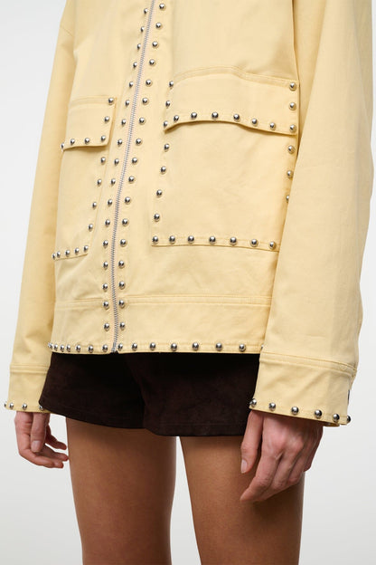 STAUD Clothing|New In Clarke Jacket Butter Studs