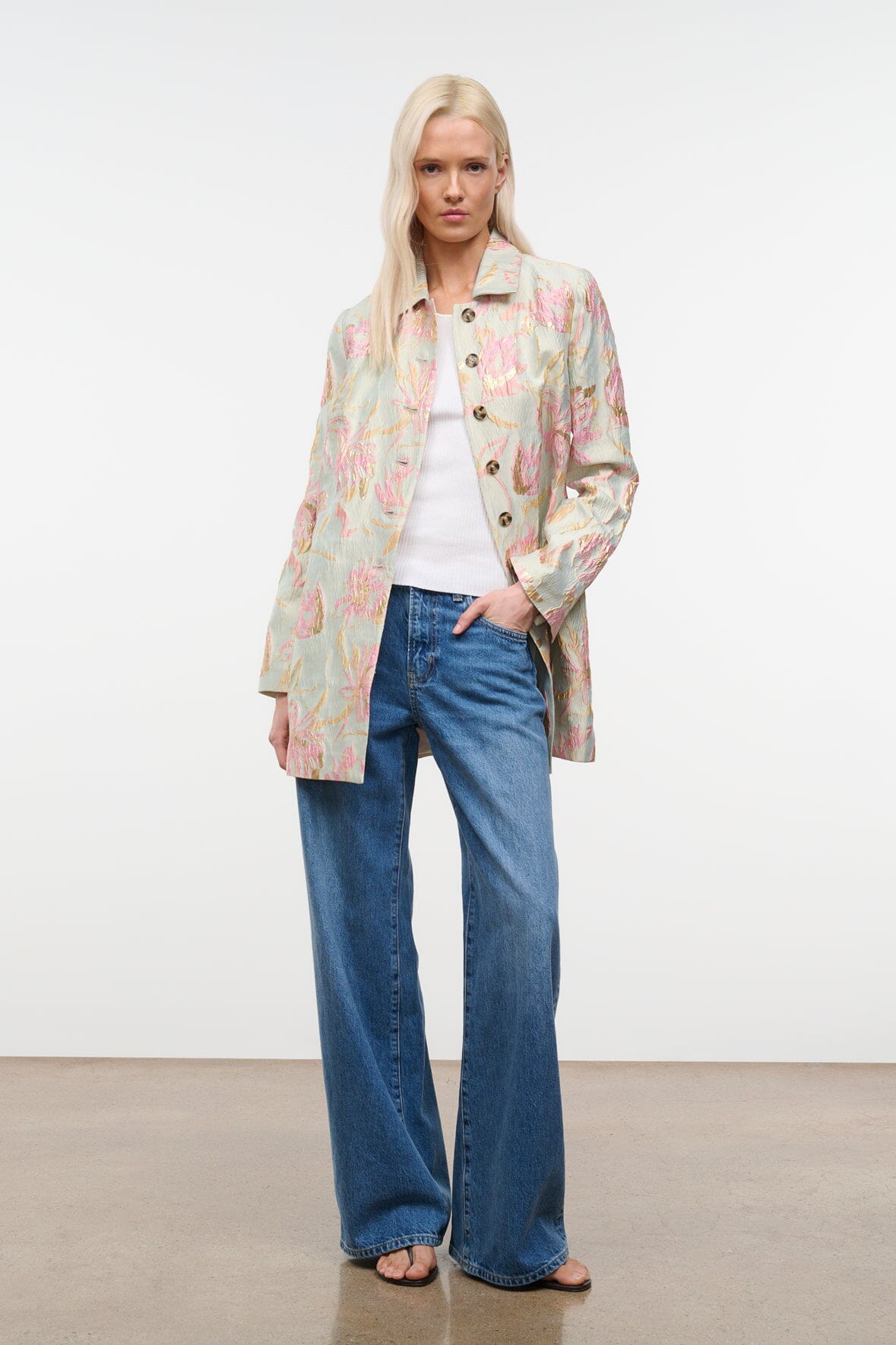 STAUD Clothing Halton Jacket Botanica Aloe