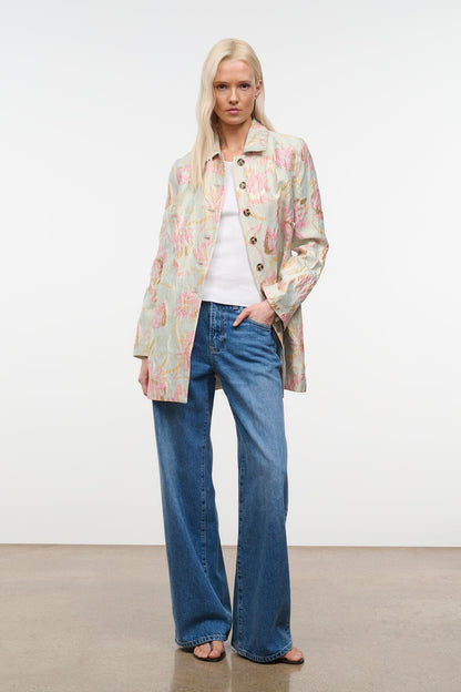 STAUD Clothing Halton Jacket Botanica Aloe