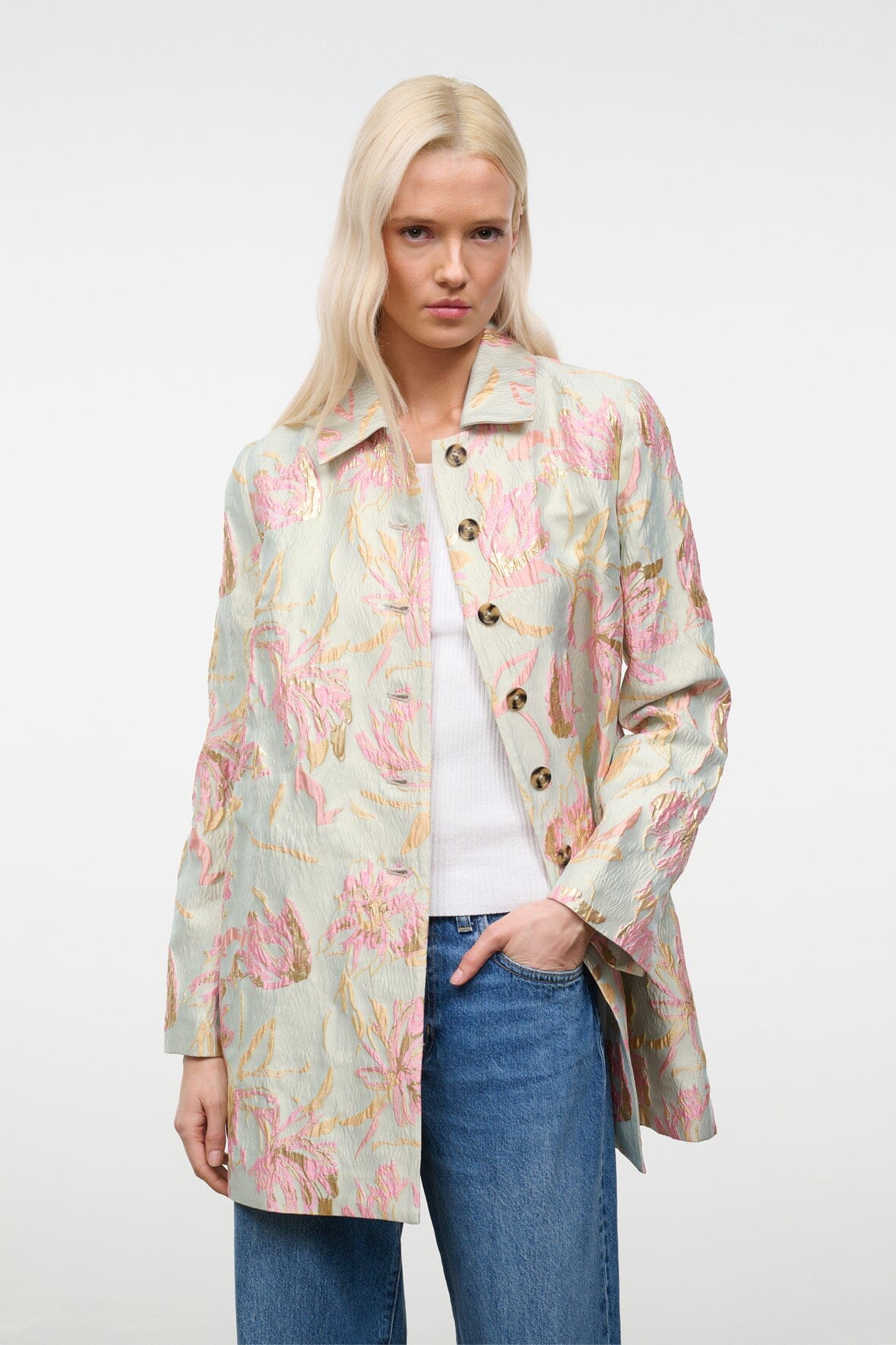 STAUD Clothing Halton Jacket Botanica Aloe