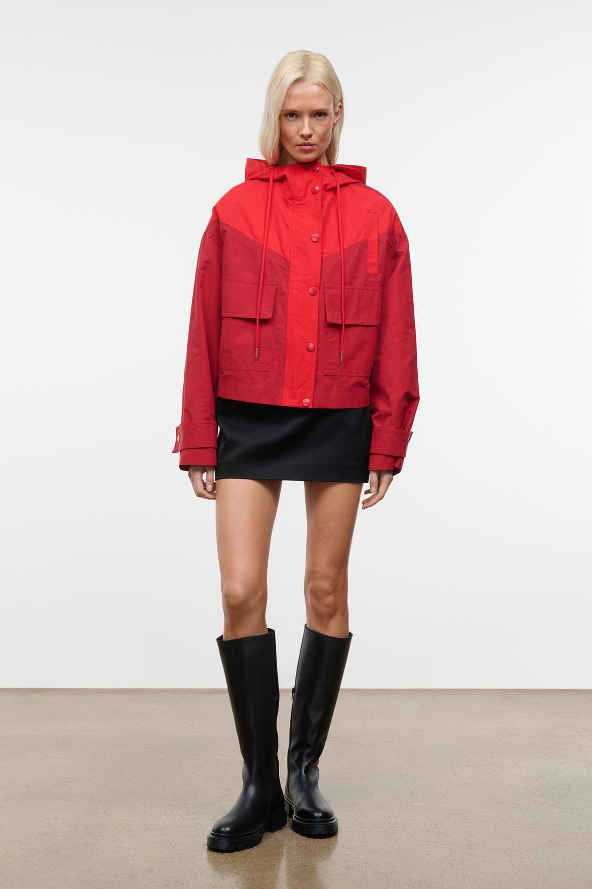 STAUD Clothing Alta Jacket Cardinal