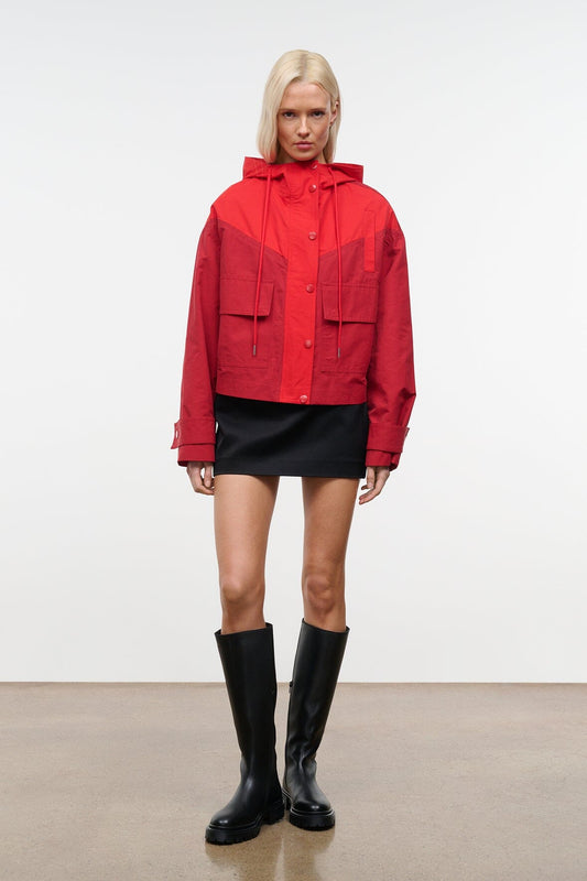 STAUD Clothing Alta Jacket Cardinal