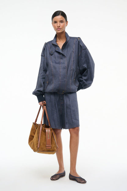 STAUD Clothing Simone Jacket Chambray