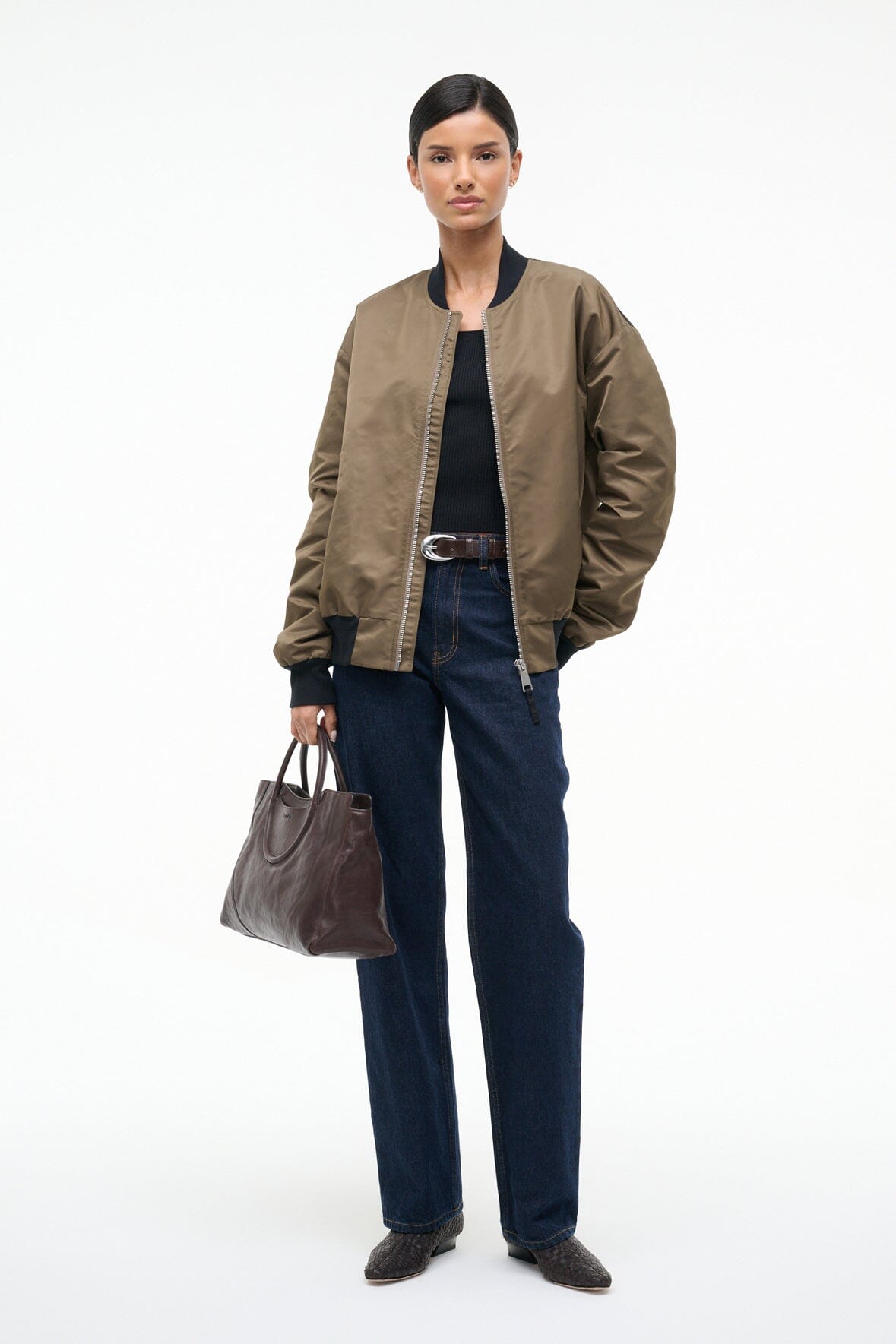 STAUD Clothing Athena Jacket Truffle