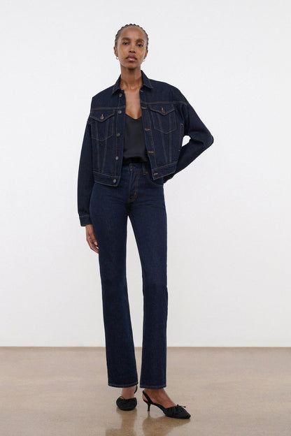 STAUD Clothing Glen Denim Jacket Indigo