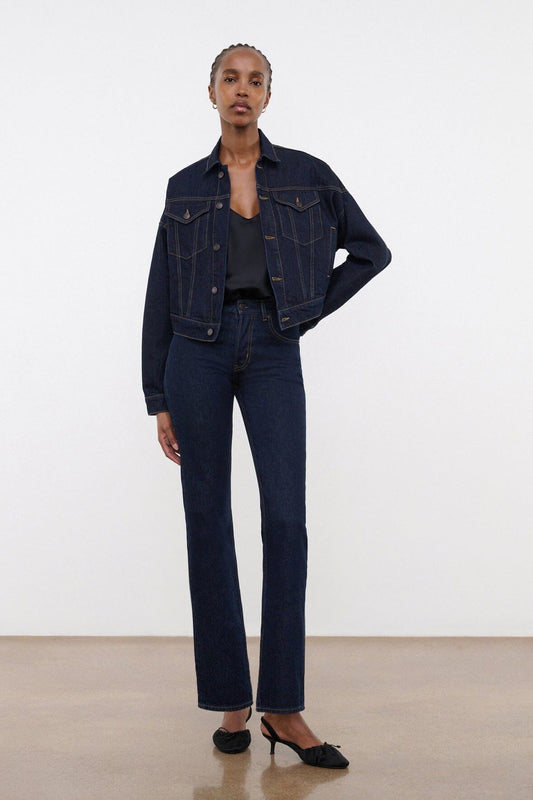 STAUD Clothing Glen Denim Jacket Indigo