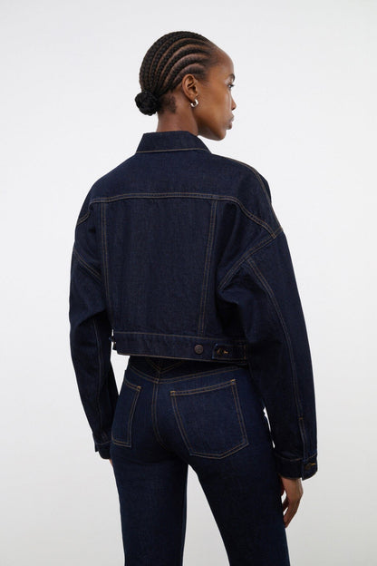 STAUD Clothing Glen Denim Jacket Indigo
