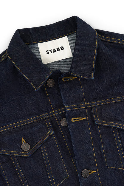 STAUD Clothing Glen Denim Jacket Indigo
