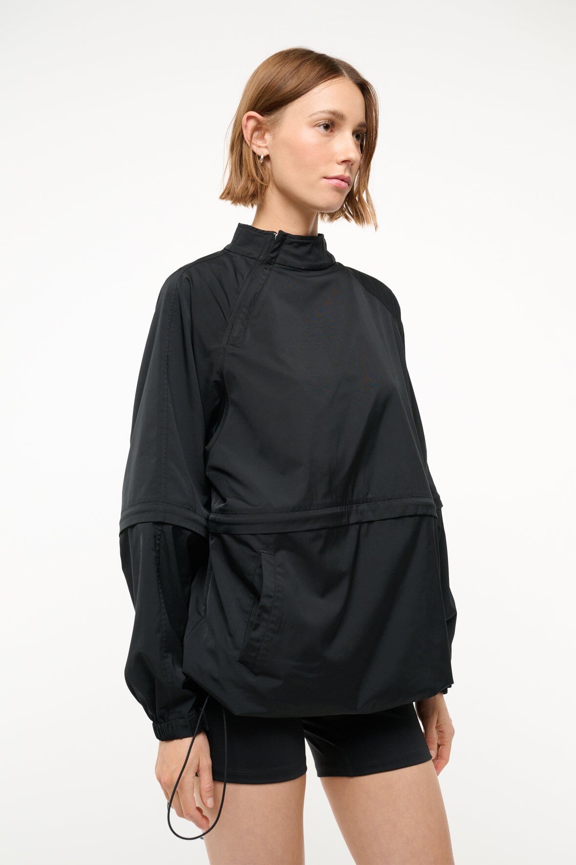 STAUD Clothing Peak Anorak Black