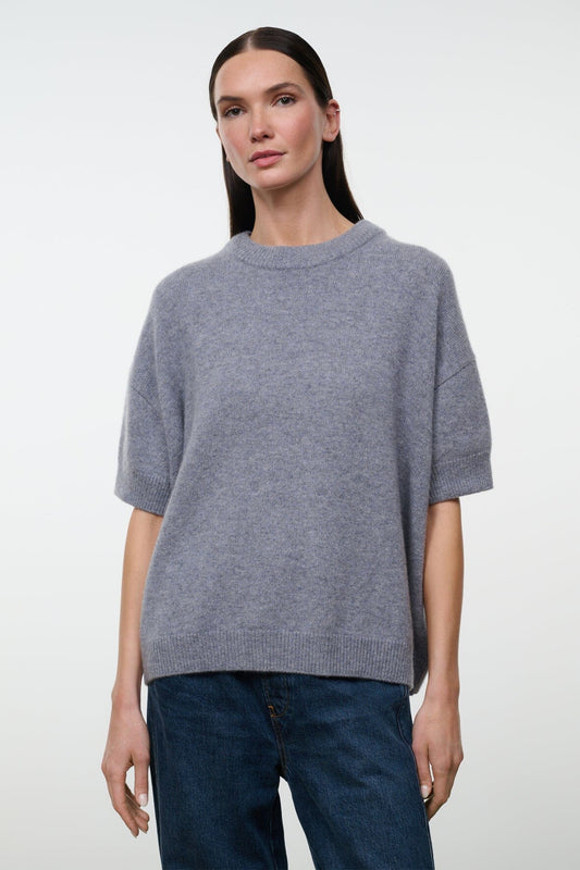 STAUD Clothing|New In Sorrento Cashmere Sweater Ash