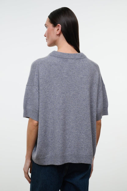 STAUD Clothing|New In Sorrento Cashmere Sweater Ash