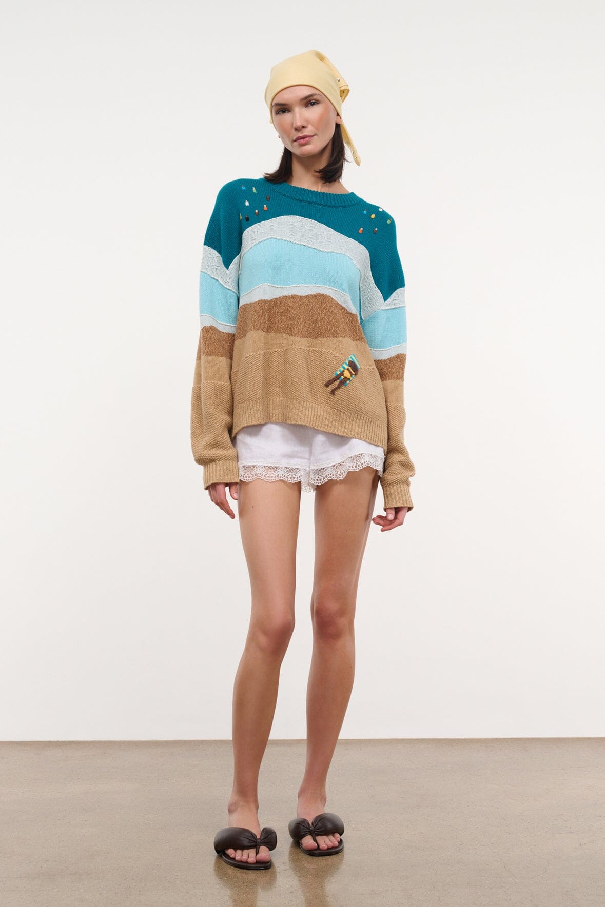 STAUD Clothing Giada Sweater Beach Day