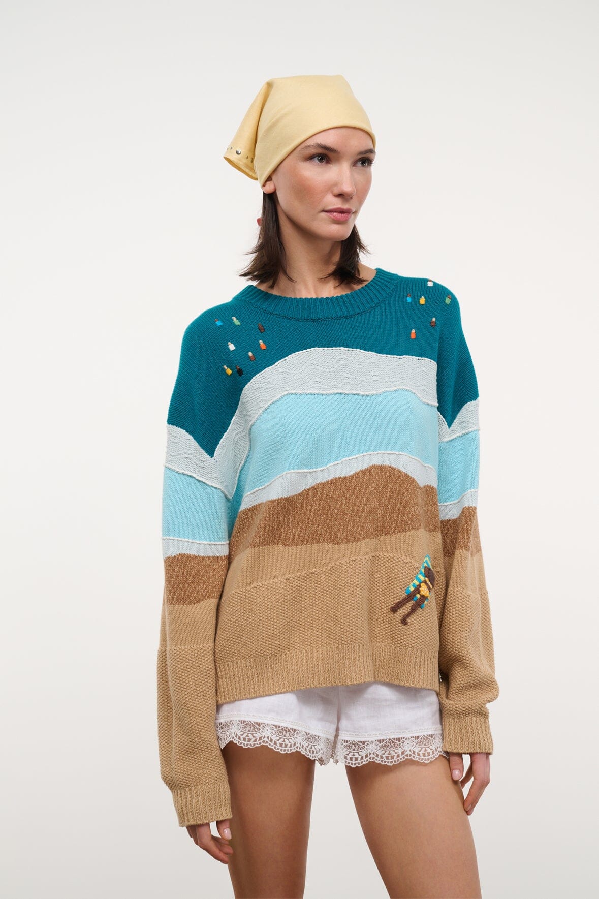 STAUD Clothing Giada Sweater Beach Day