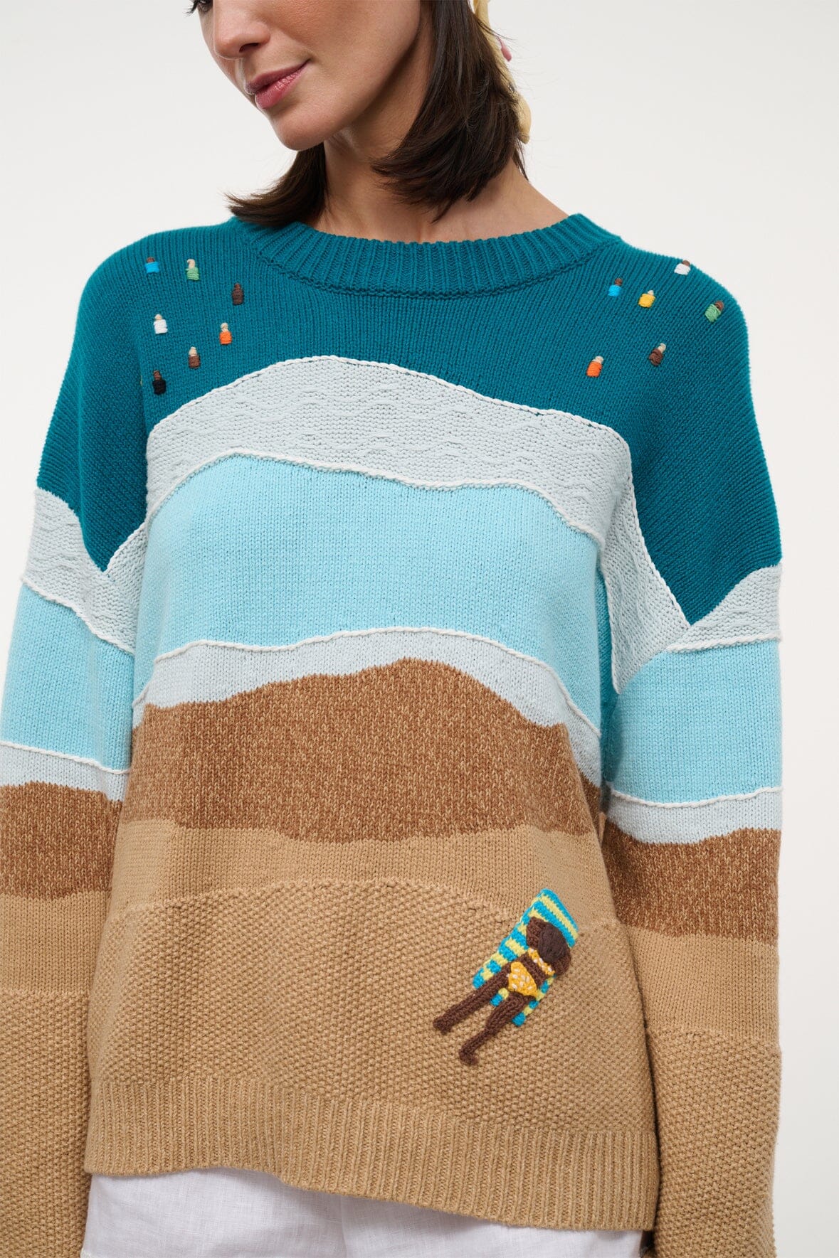 STAUD Clothing Giada Sweater Beach Day