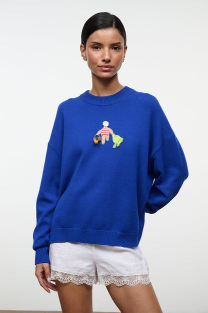STAUD Clothing|New In Giada Sweater Beach Lady