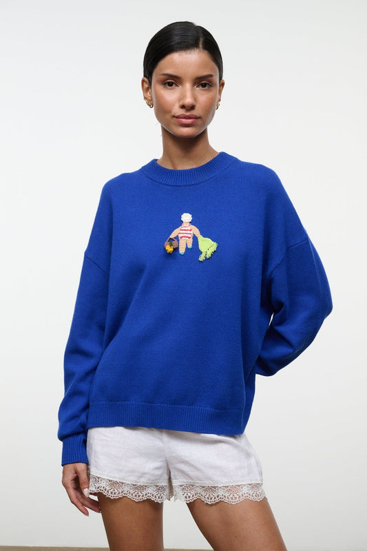 STAUD Clothing|New In Giada Sweater Beach Lady