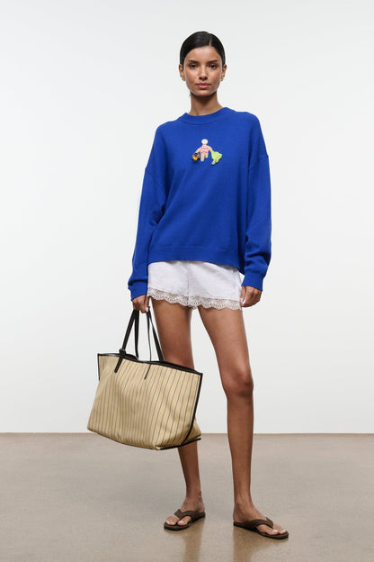 STAUD Clothing|New In Giada Sweater Beach Lady