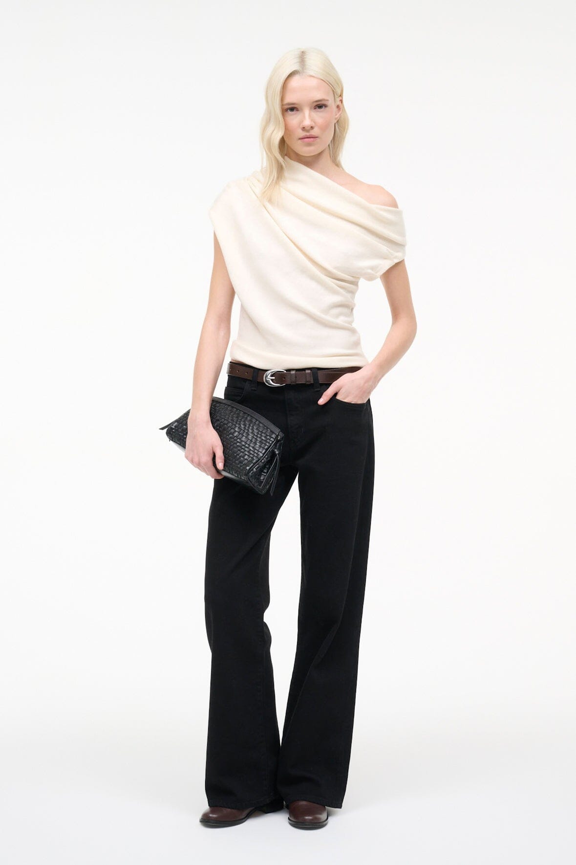 STAUD Clothing Mabel Sweater Ivory