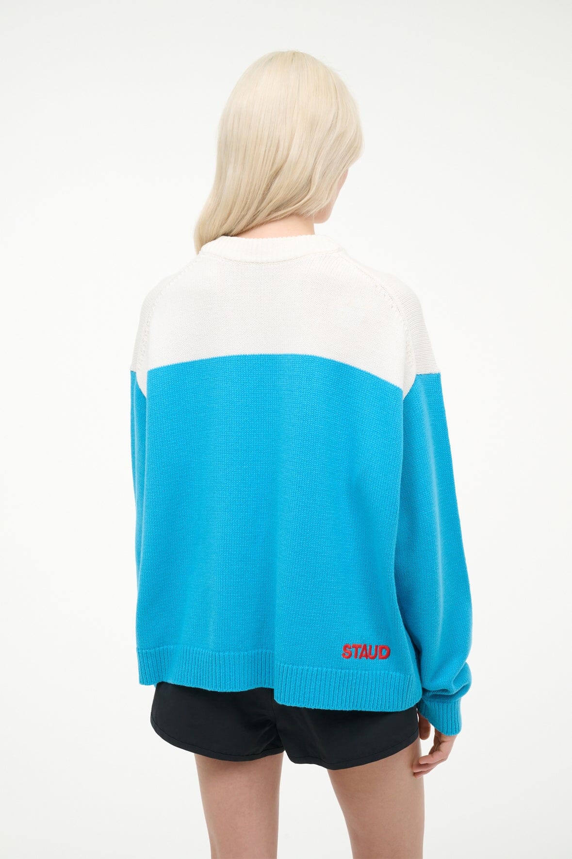 STAUD Clothing Reya Sweater Great White
