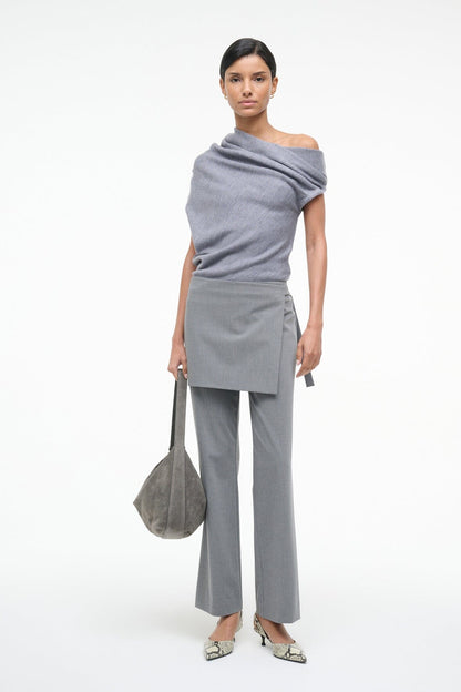 STAUD Clothing Mabel Sweater Heather Grey