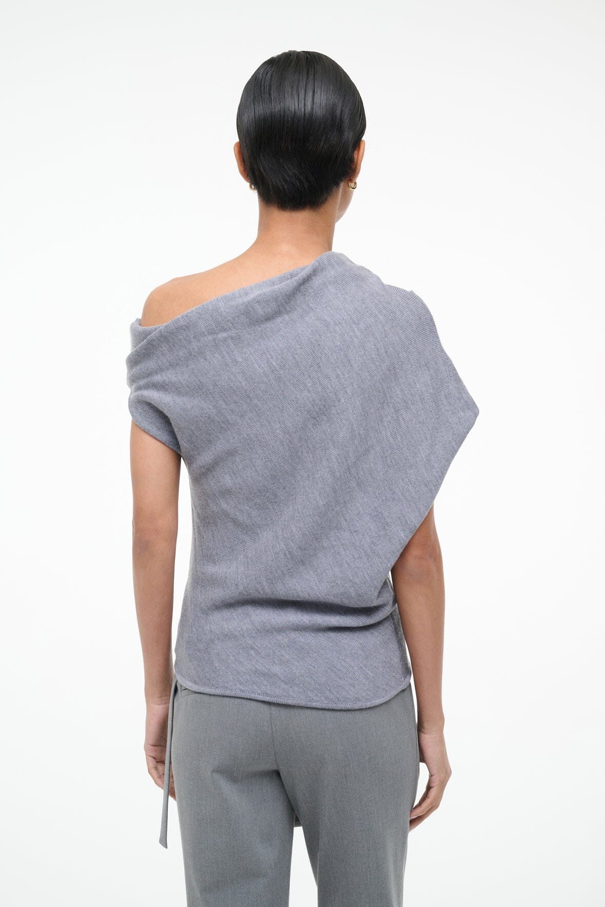 STAUD Clothing Mabel Sweater Heather Grey
