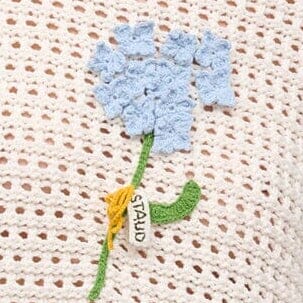 STAUD Clothing Giada Sweater Nantucket Hydrangea