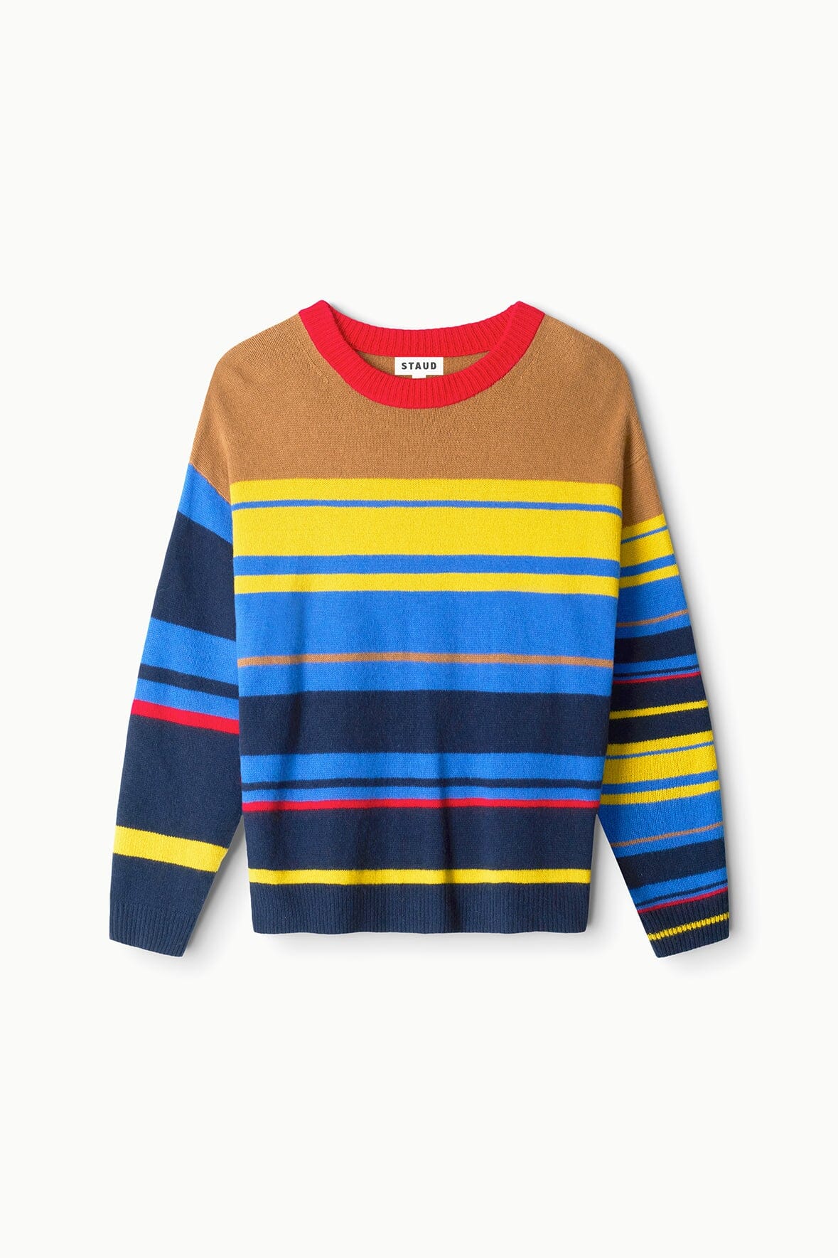 STAUD Clothing Serrano Cashmere Relaxed Crew Analog