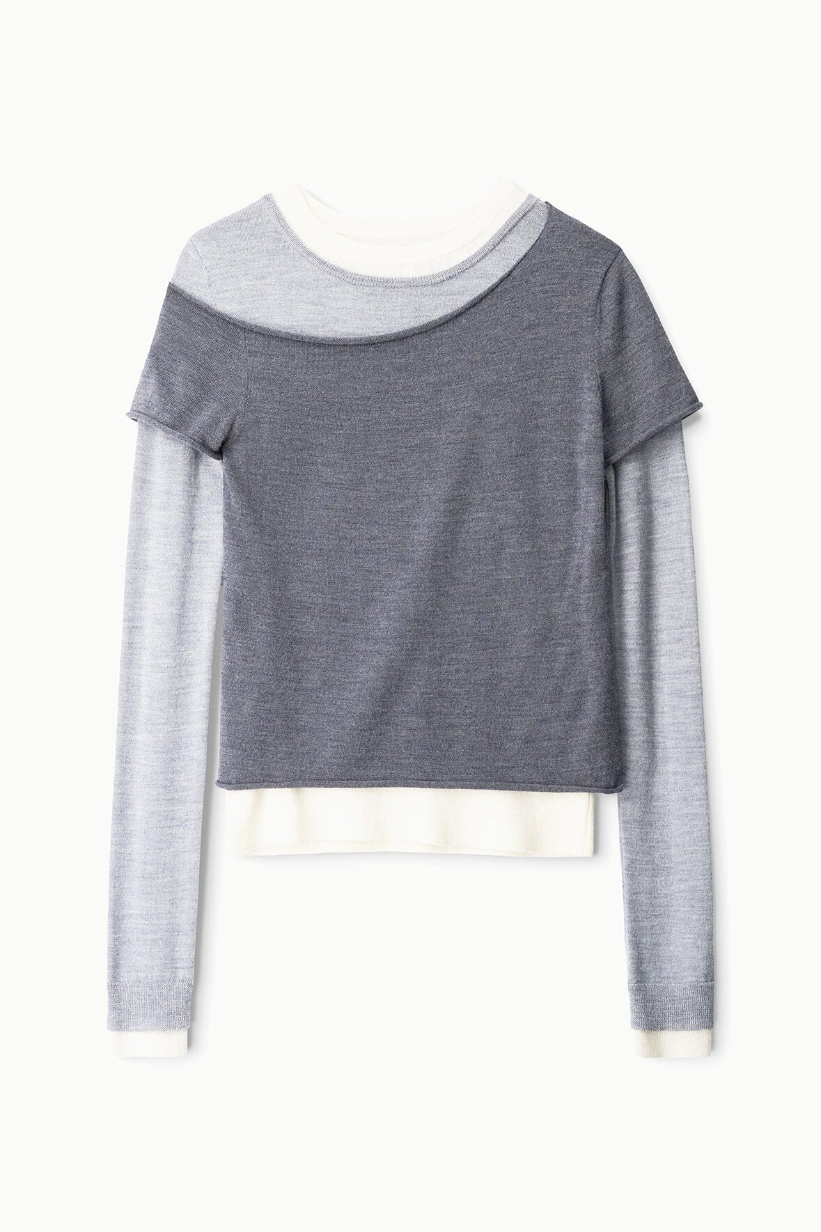 STAUD Clothing Sera Sweater Heather Grey Multi